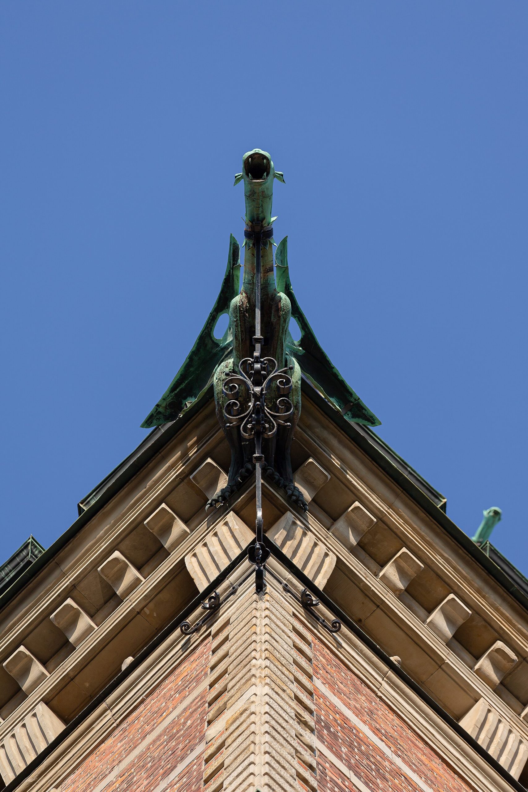 Stockholm 2019 08 12 Gamla Stan Tyska kyrkan h gargoyle.jpg — illustrating A First Visit to Stockholm, in a Sensible Order