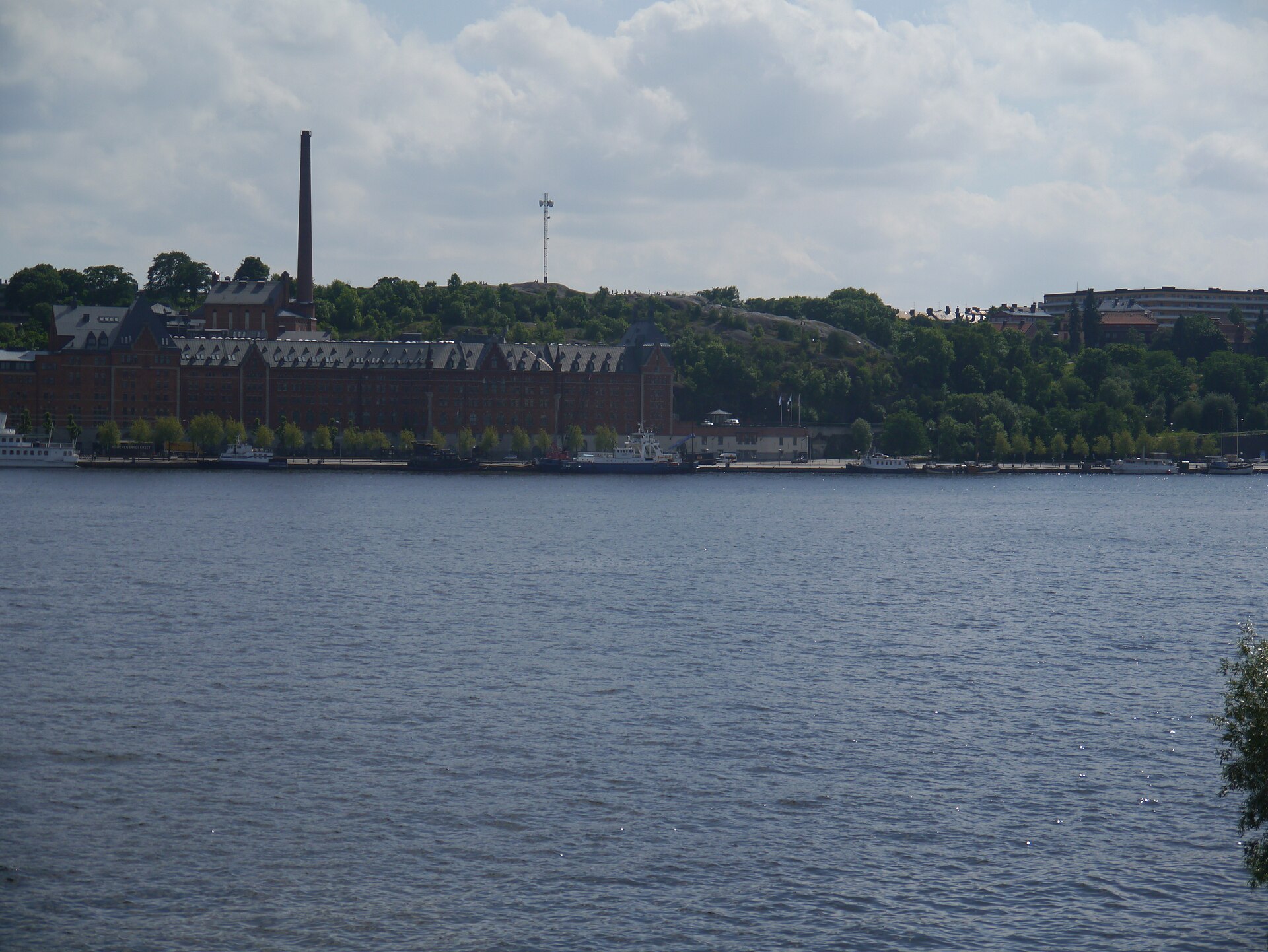 View from Stockholm City Hall towards the island of Södermalm