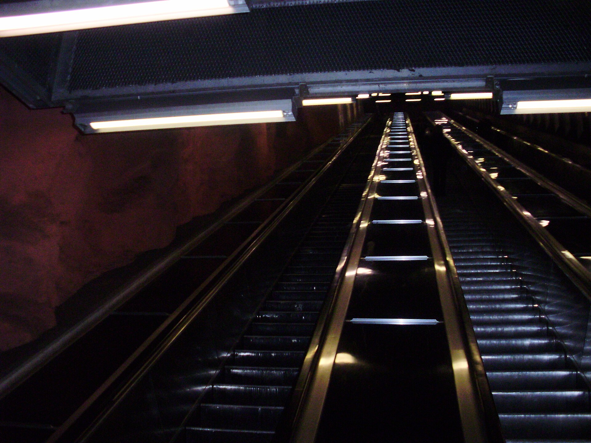 Platform of Rådhuset station on the Stockholm Metro