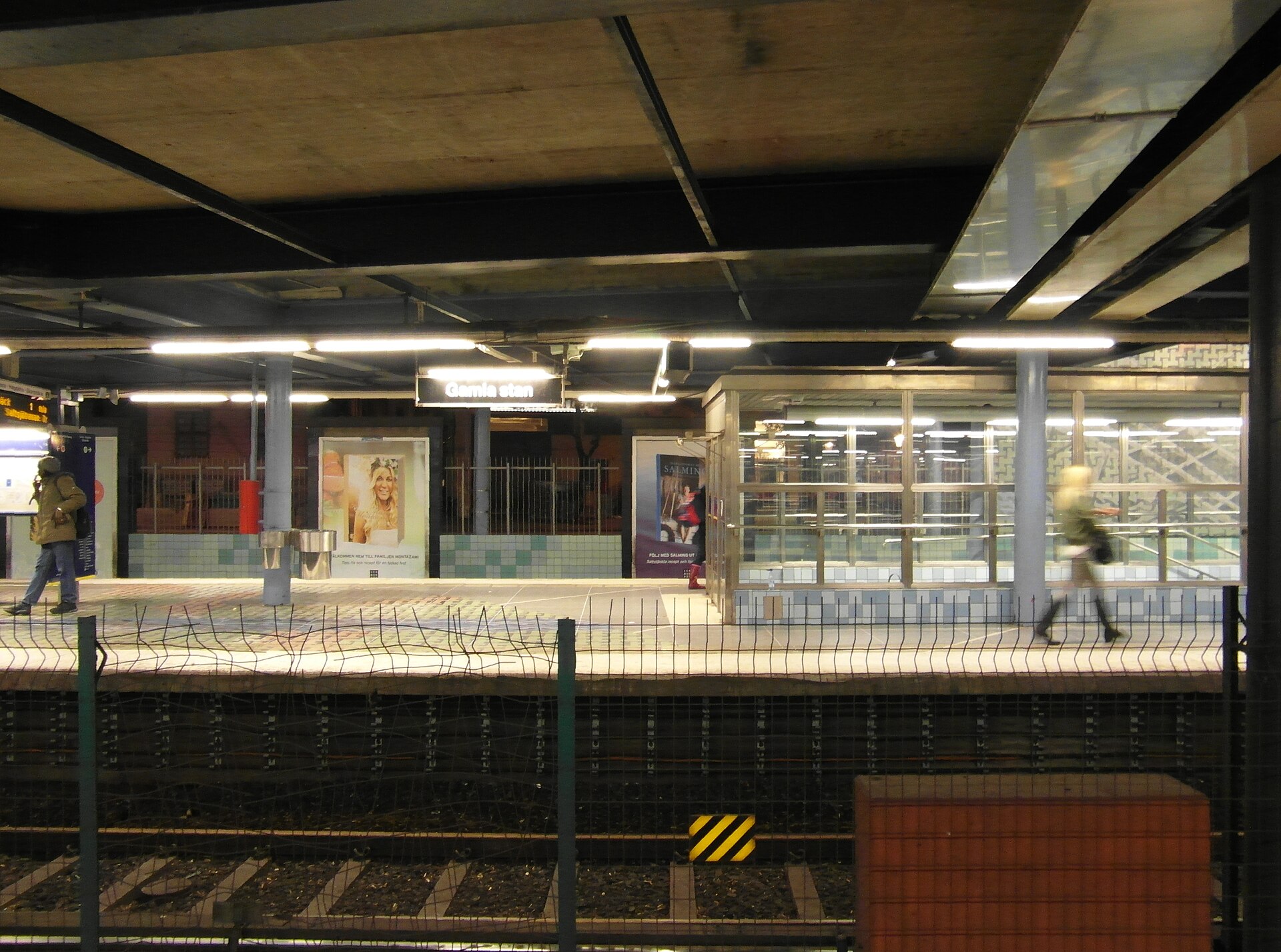 Gamla Stan tunnelbana station in Stockholm