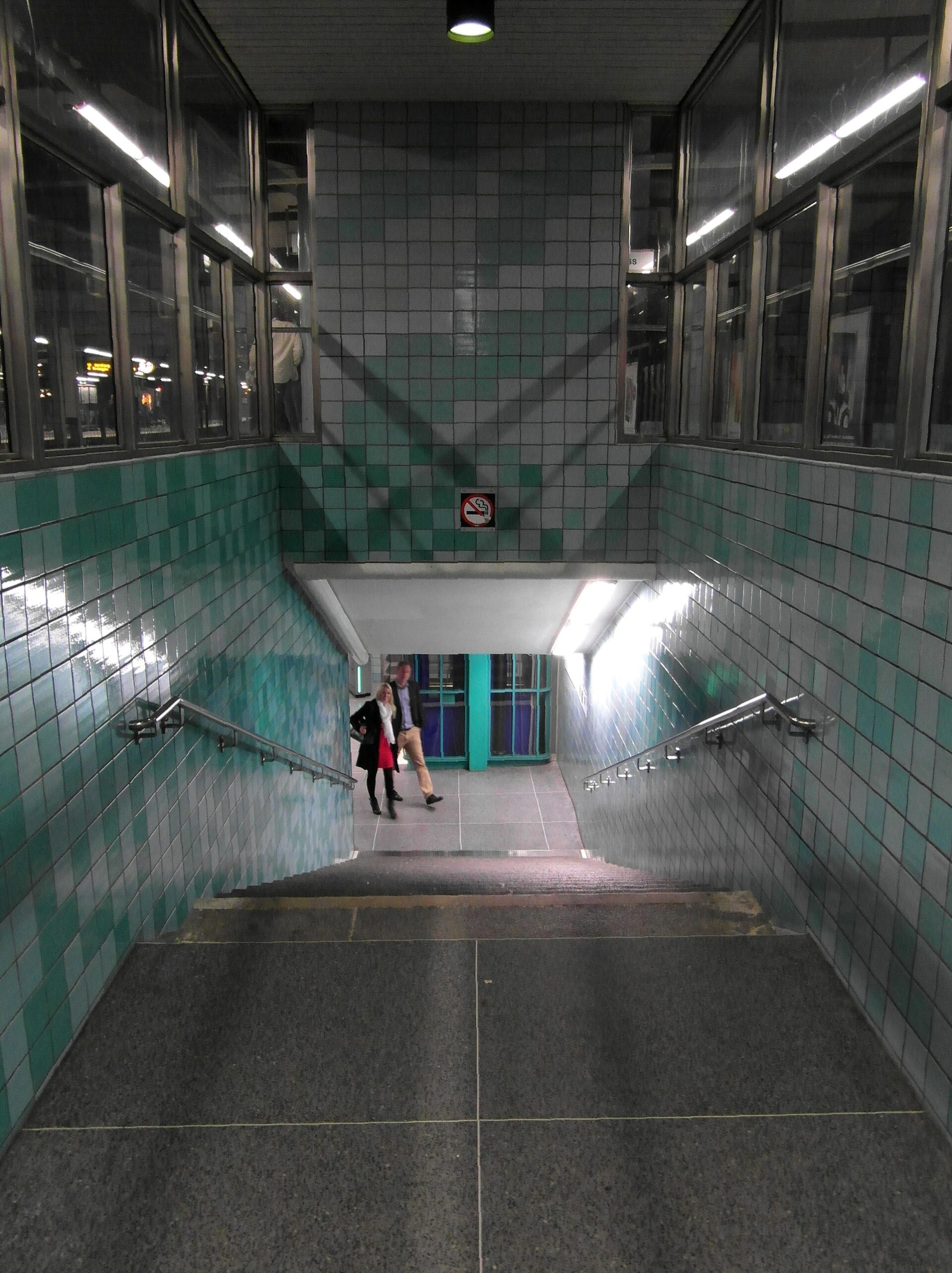 Platform at Gamla Stan station on the Stockholm metro