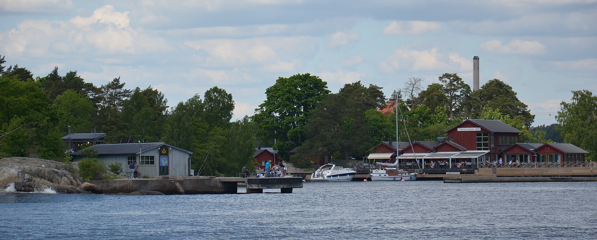 The islands of Fjäderholmarna off Lidingö, Sweden