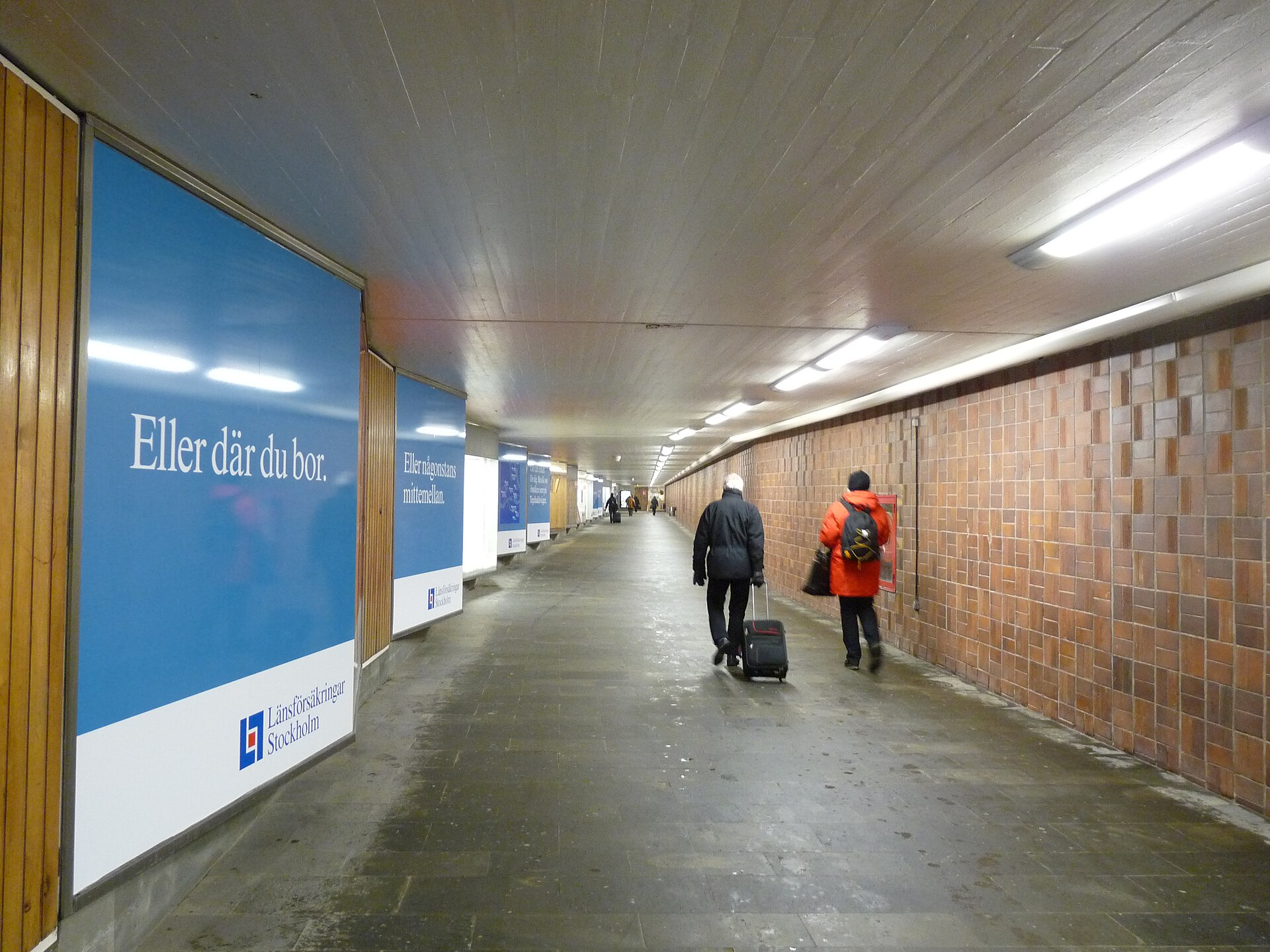 Gärdet metro station in Östermalm, Stockholm
