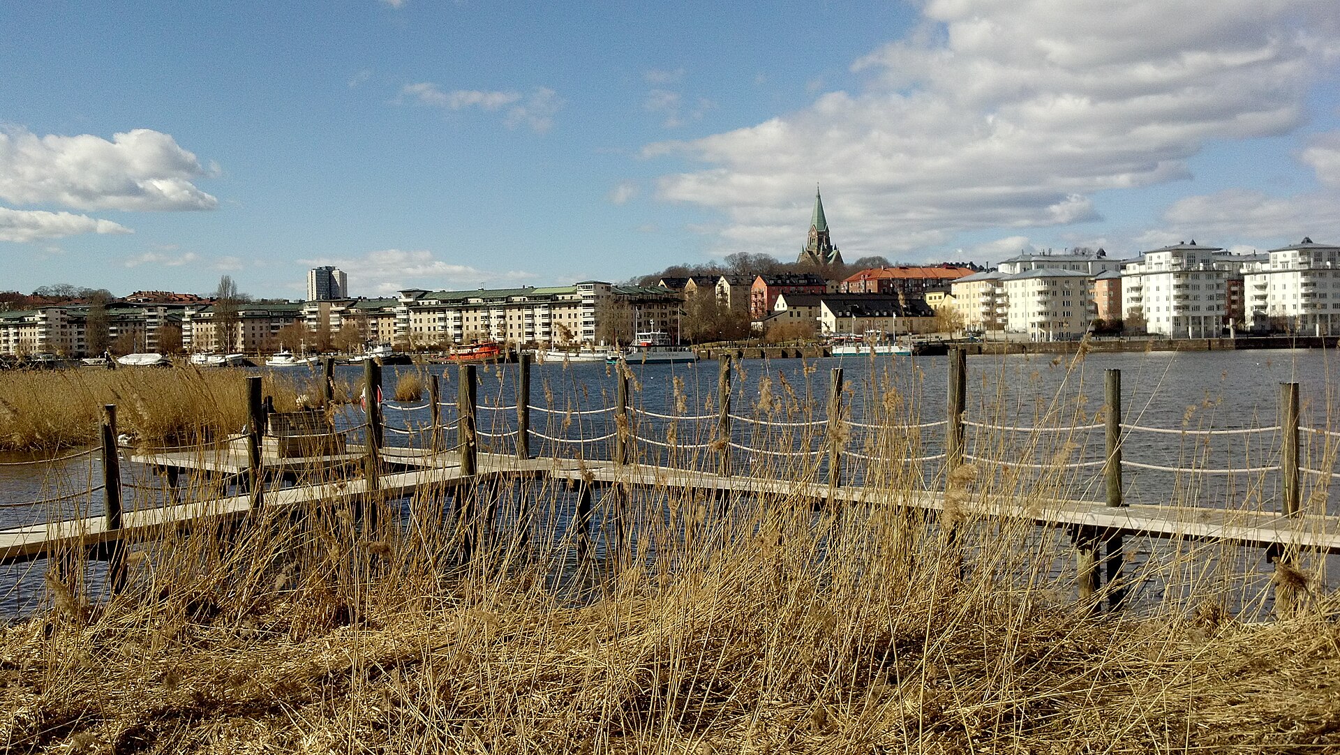 The sustainable neighbourhood of Hammarby Sjöstad in Stockholm