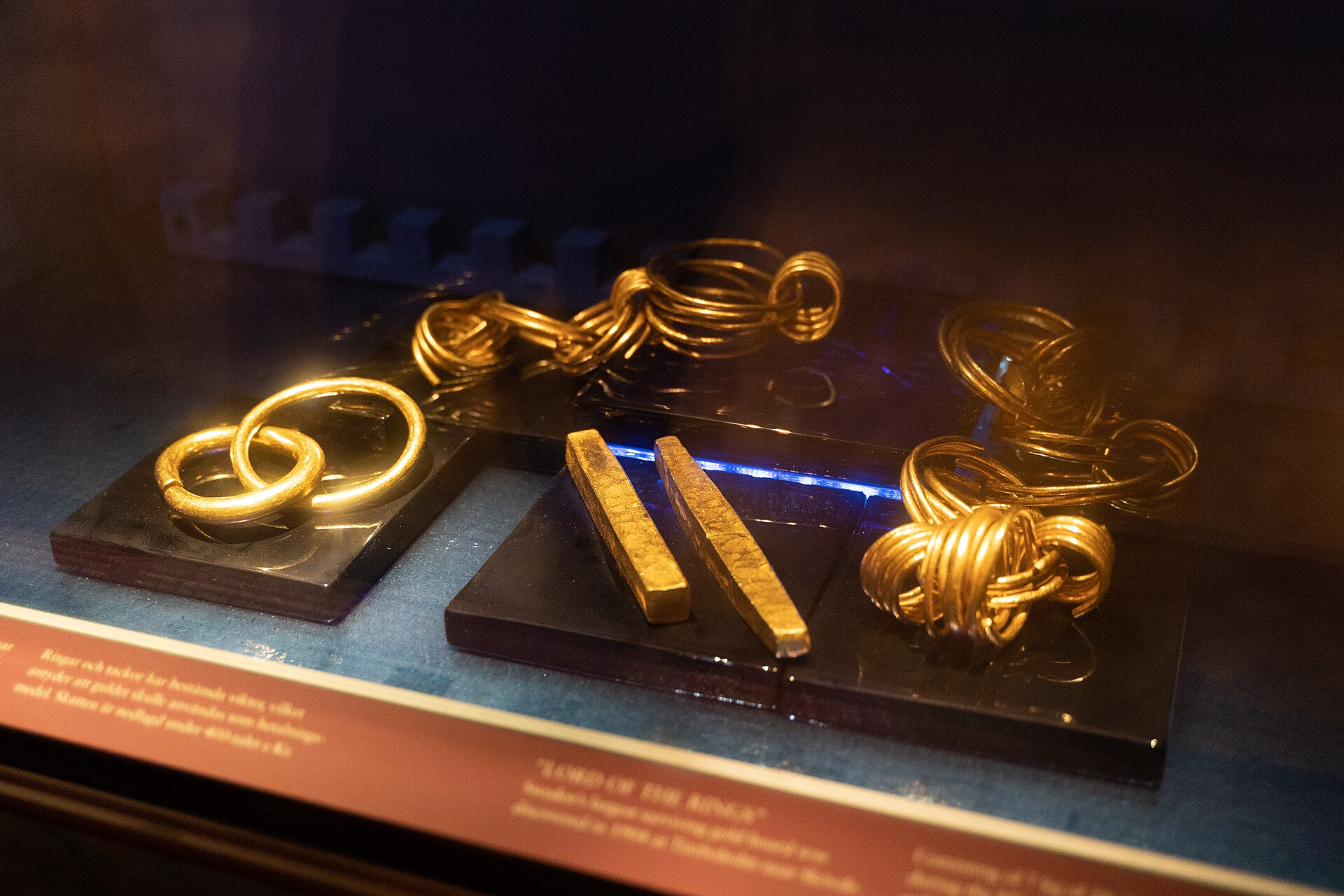 Inside the Historiska museet in Stockholm