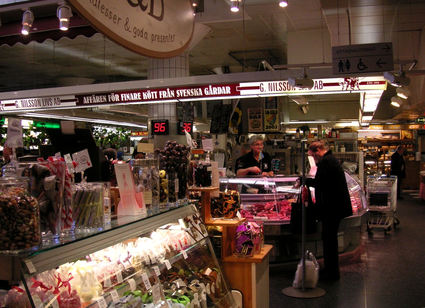 Hötorgshallen food hall in Stockholm