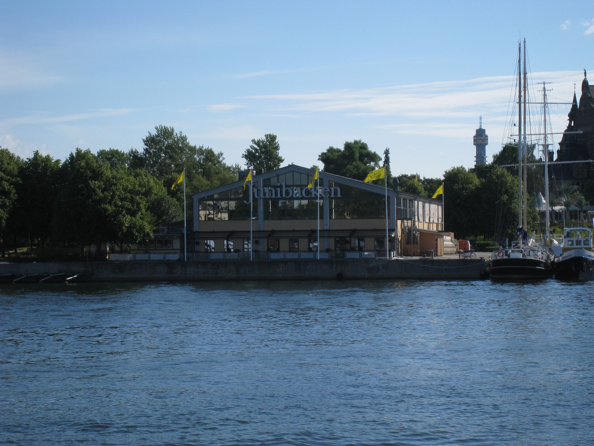Nybroviken in Stockholm, looking towards Junibacken
