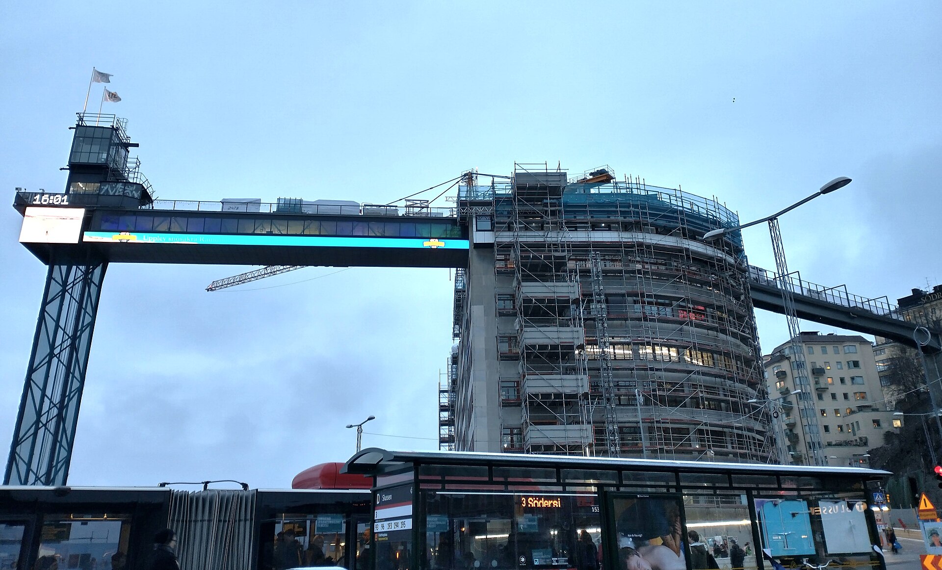 Katarinahissen at Slussen in Stockholm