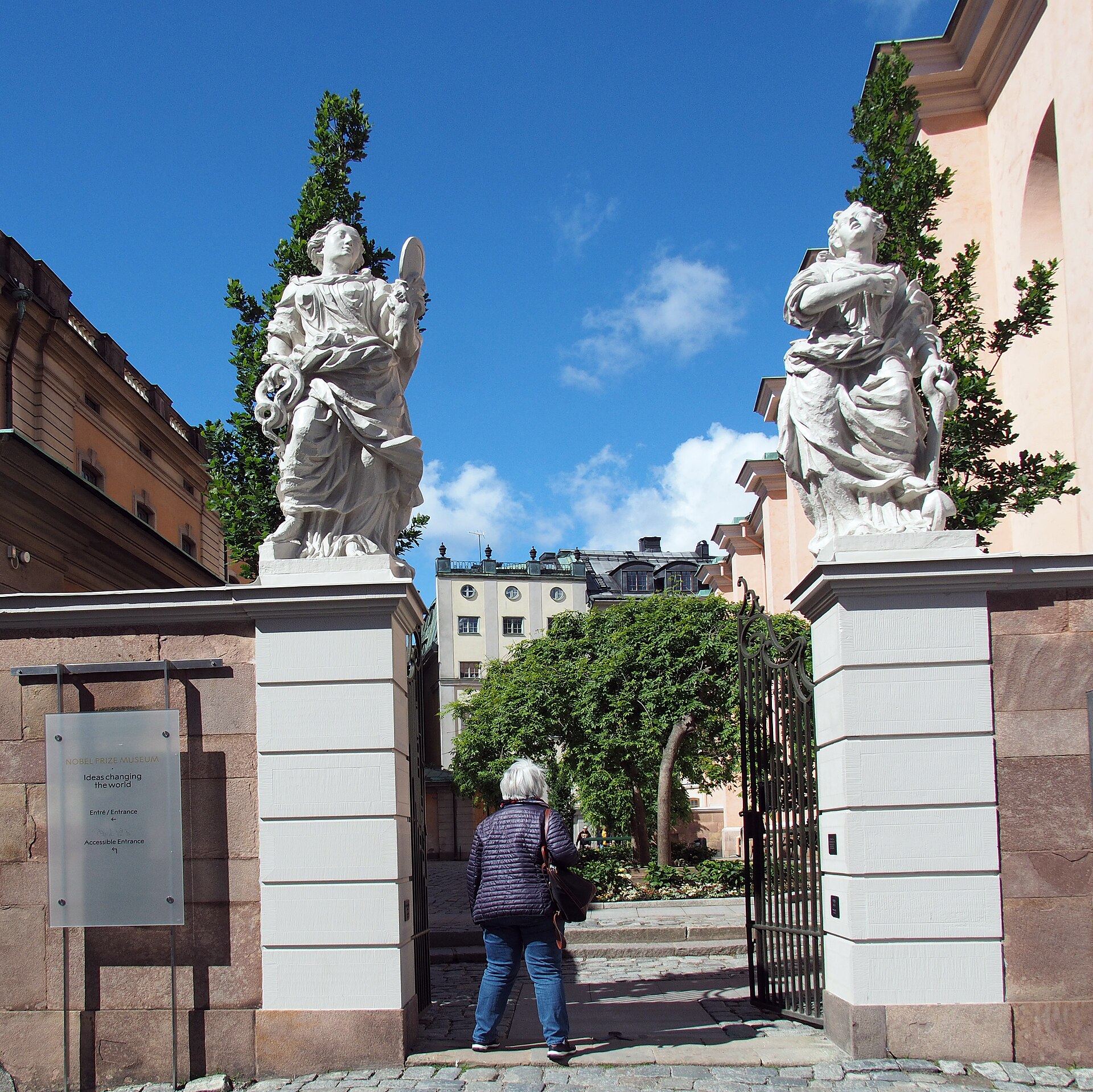 Nobel Prize Museum Entrance Stockholm 20240611.JPG — illustrating What Is the Nobel Prize Museum in Stockholm?