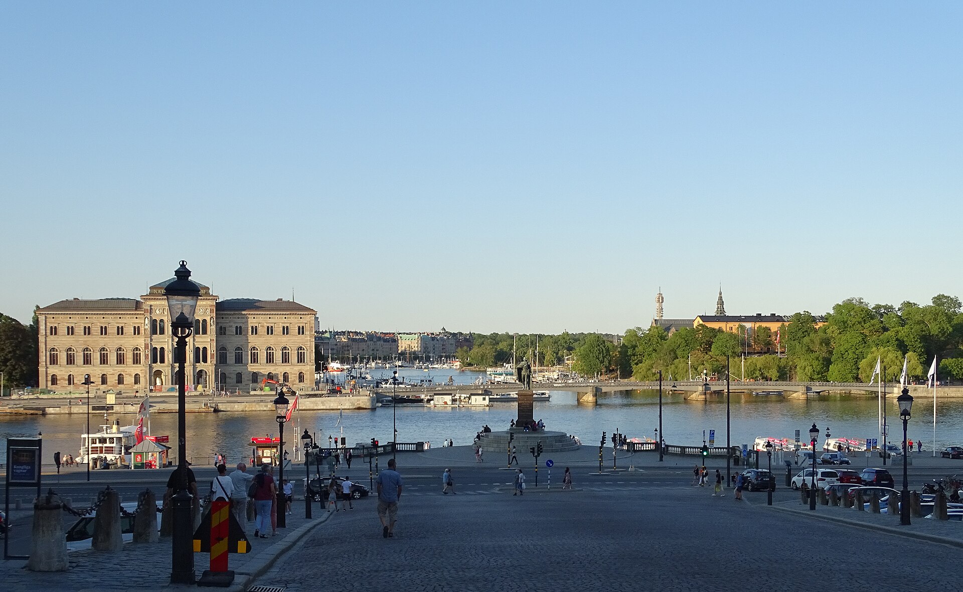 Norrmalm and Skeppsholmen seen across the water from Gamla Stan, Stockholm