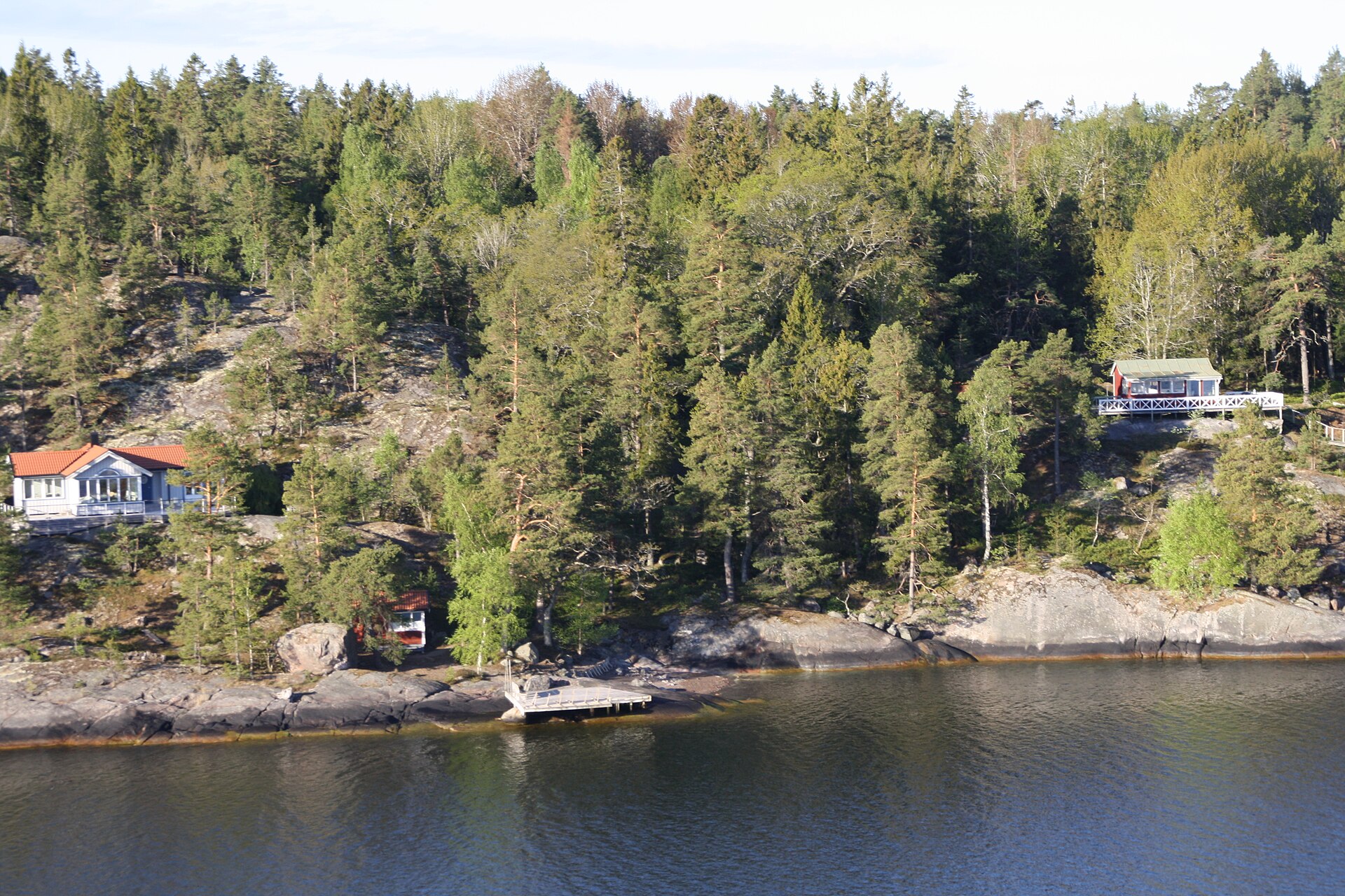 Islands and water in the Stockholm archipelago