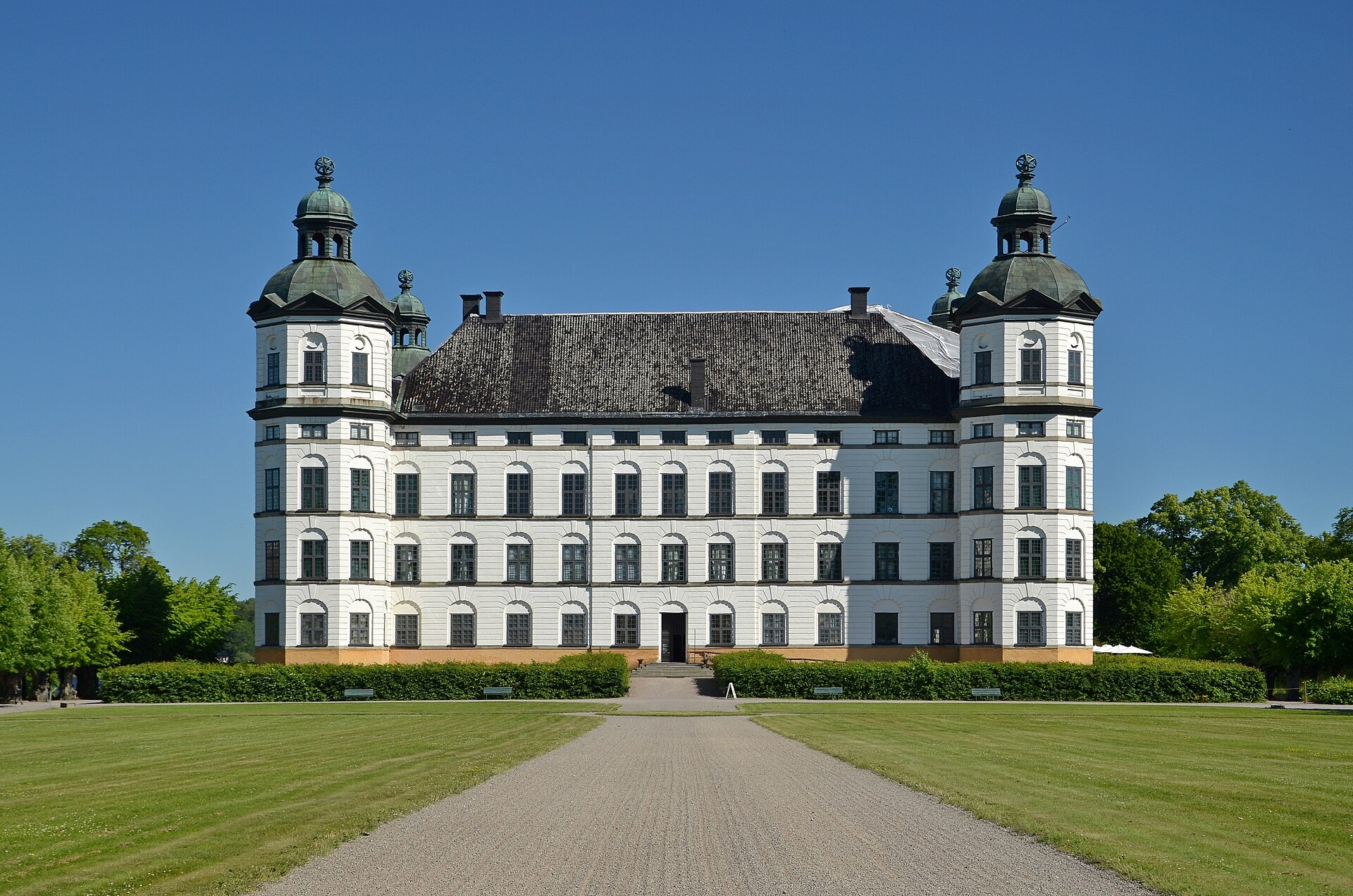 Exterior view of Skokloster Castle in Sweden