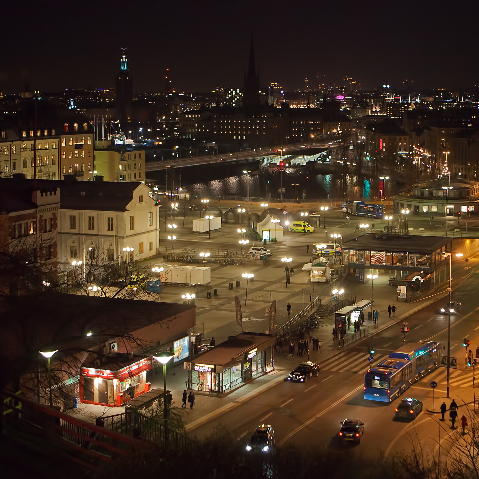 Slussen Stockholm New Years Eve 2011 - panoramio.jpg