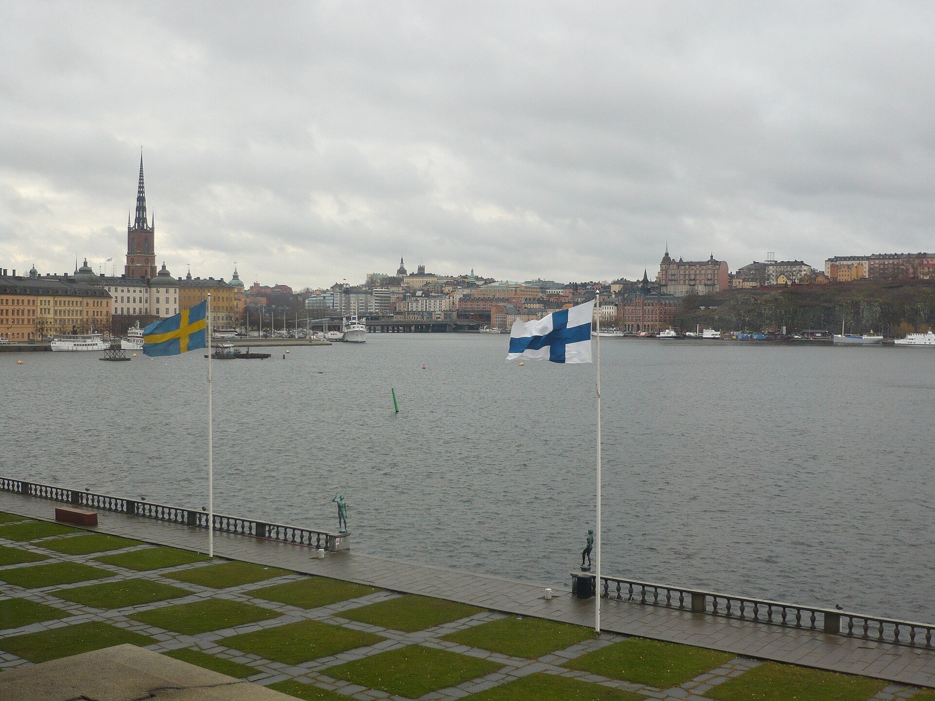 Riddarholmen and Södermalm seen from Stockholm City Hall
