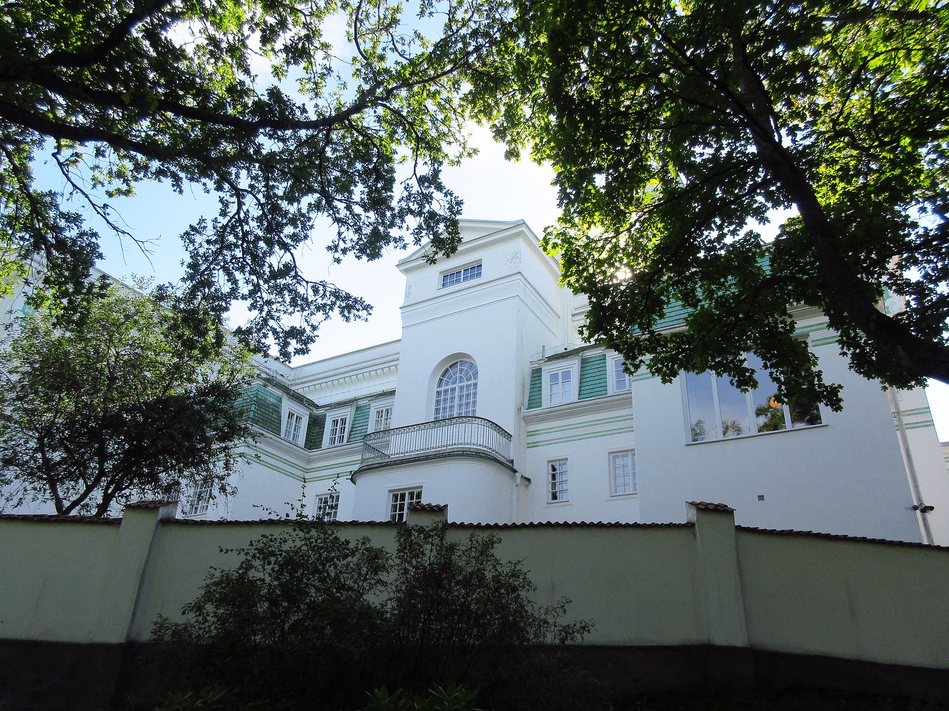 Thielska galleriet seen from outside on Djurgården in Stockholm