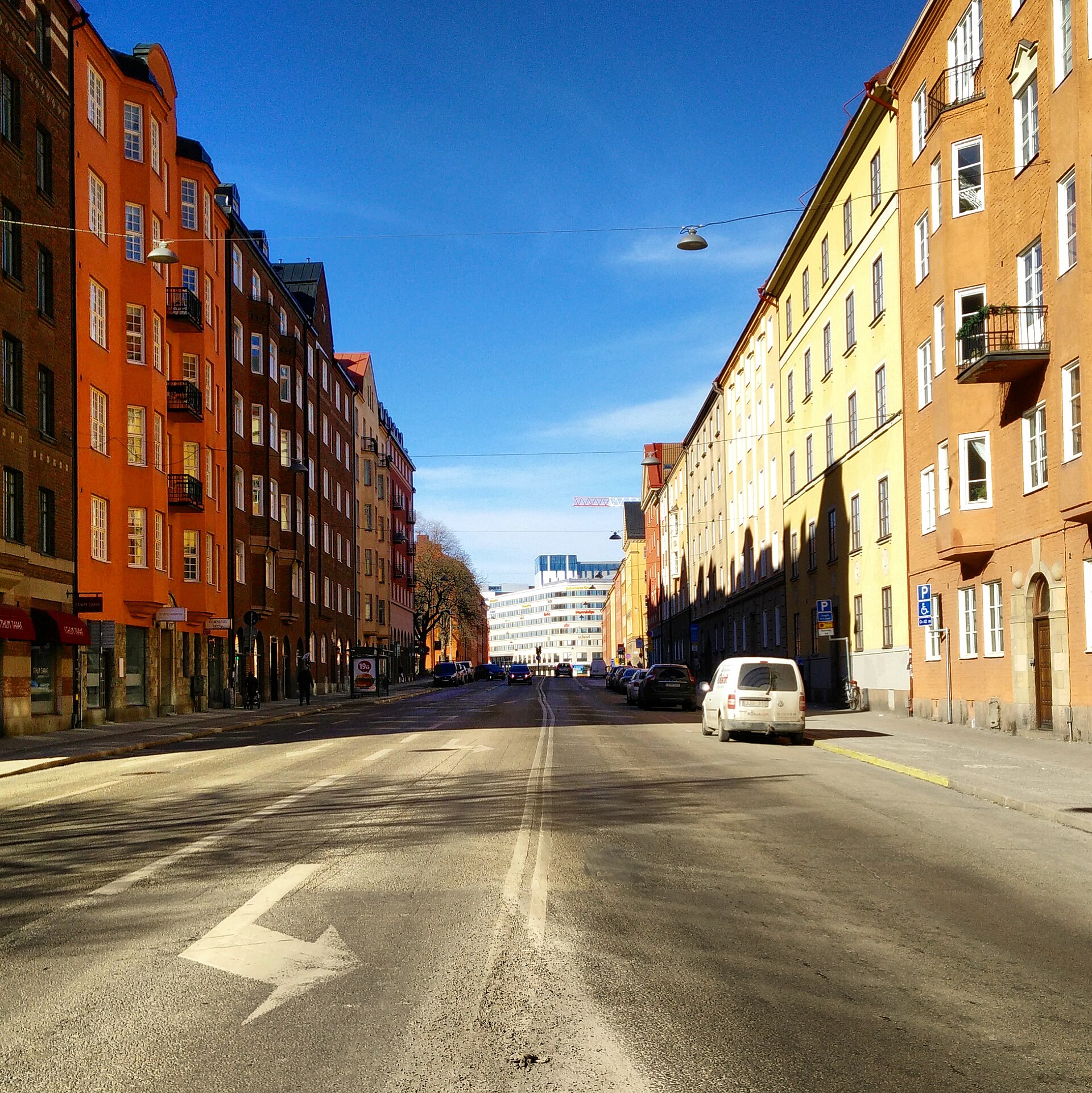 A street in the Vasastan district of Stockholm