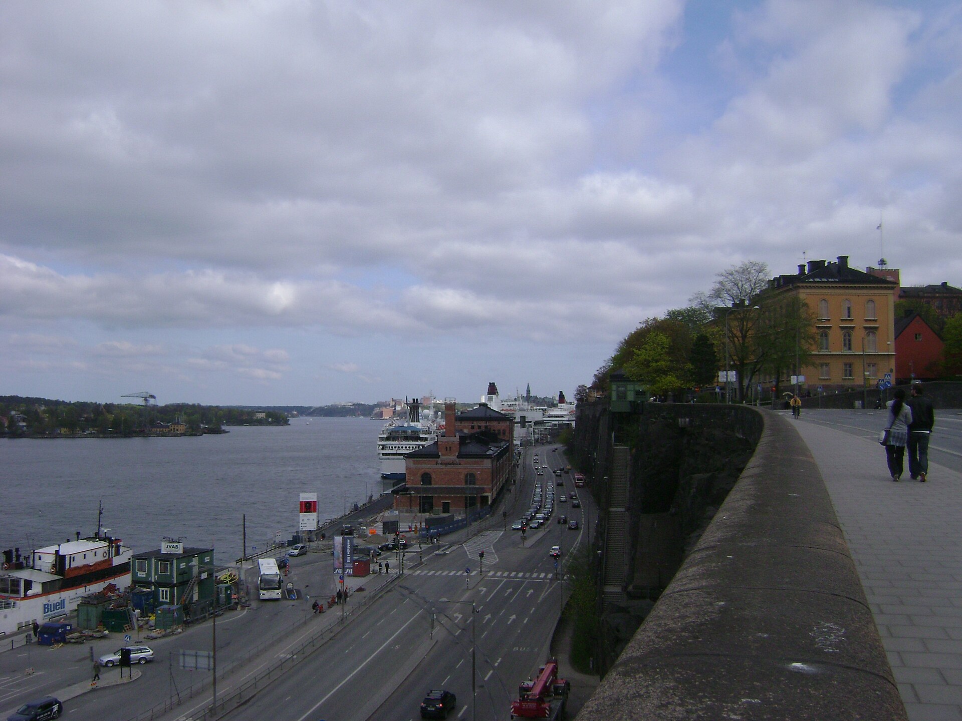 Buildings in Södermalm, one of Stockholm's central islands